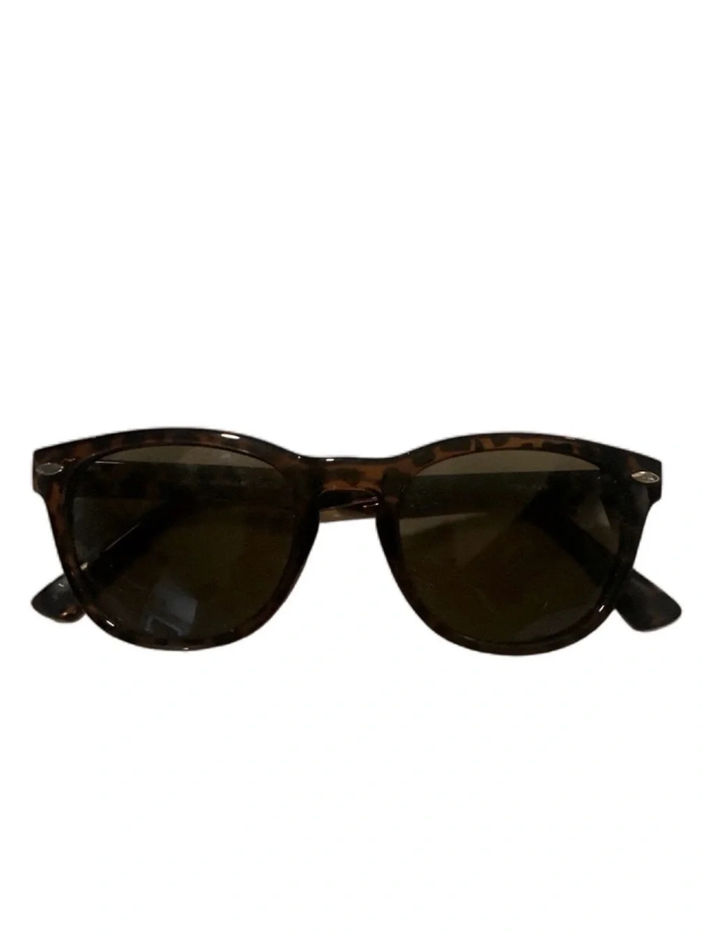 Lucky Brand Tortoiseshell Brown Round Sunglasses